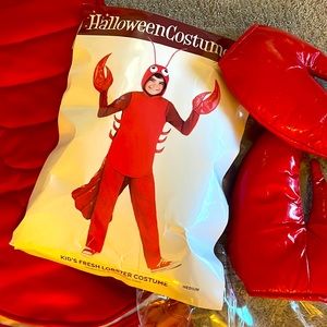 Kids lobster costume MEDIUM